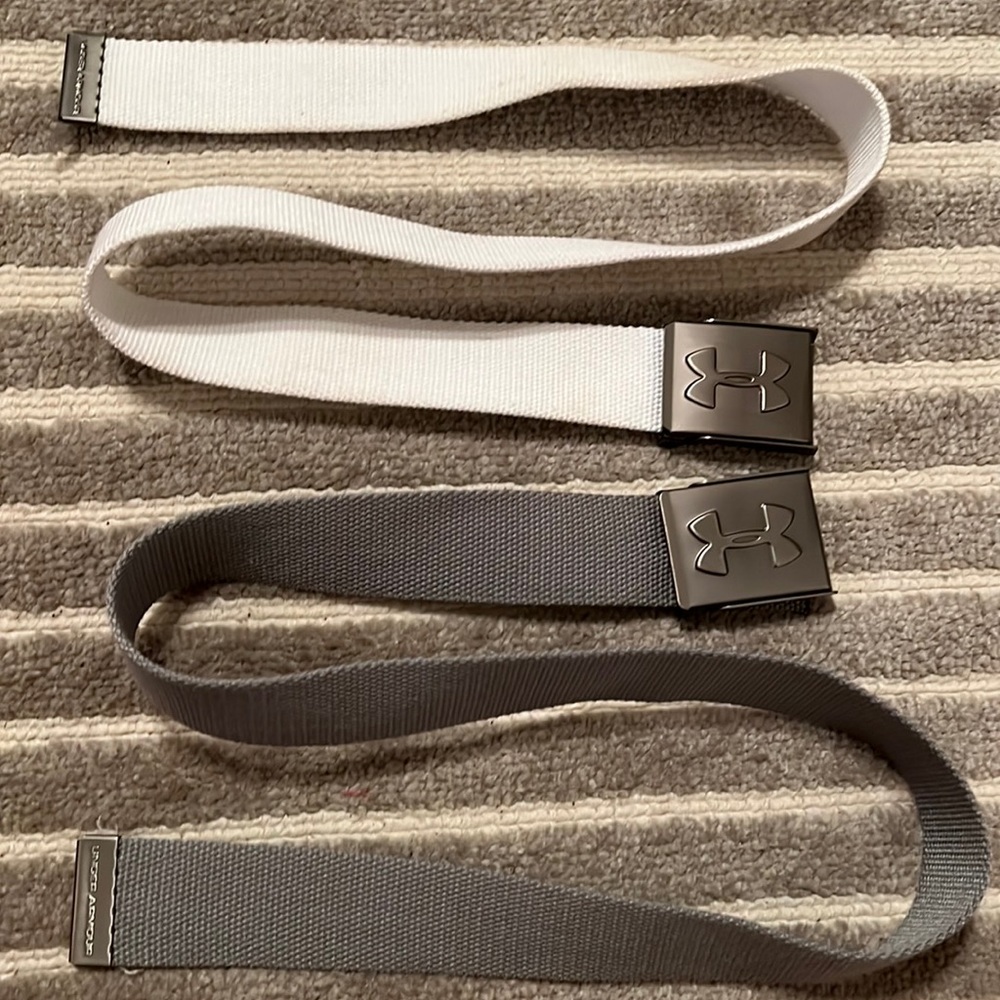 2 under armour athletic belts